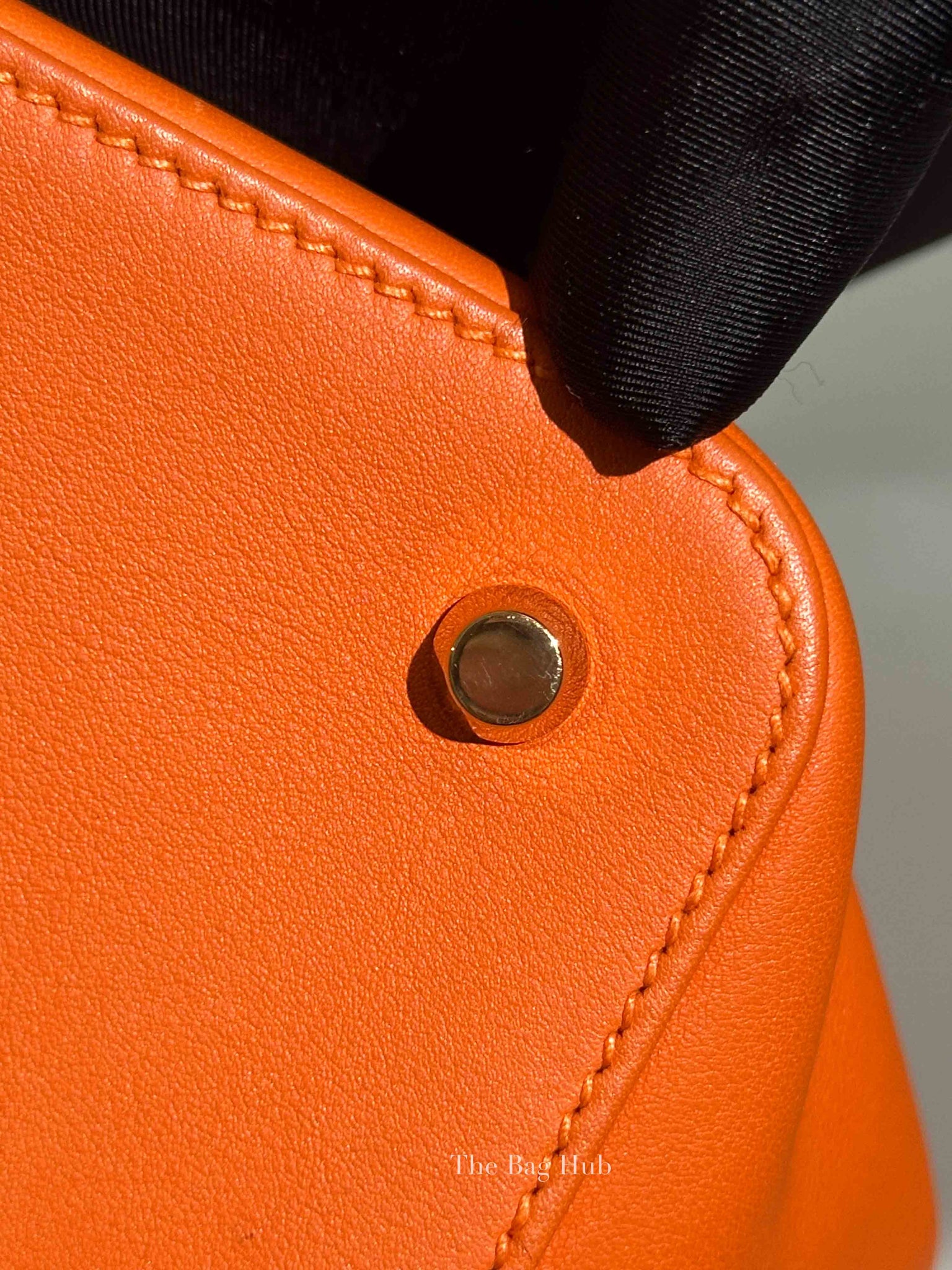 Hermes Orange Swift Leather Toolbox 26 Bag PHW