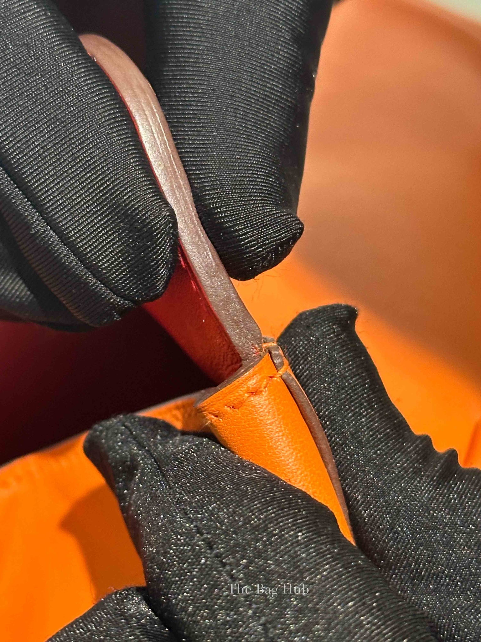 Hermes Orange Swift Leather Toolbox 26 Bag PHW