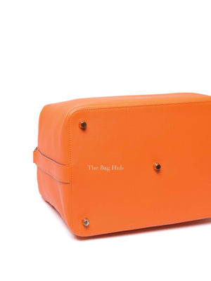 Hermes Orange Swift Leather Toolbox 26 Bag PHW