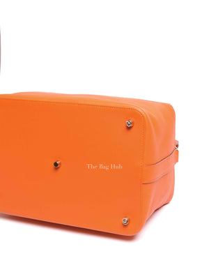 Hermes Orange Swift Leather Toolbox 26 Bag PHW