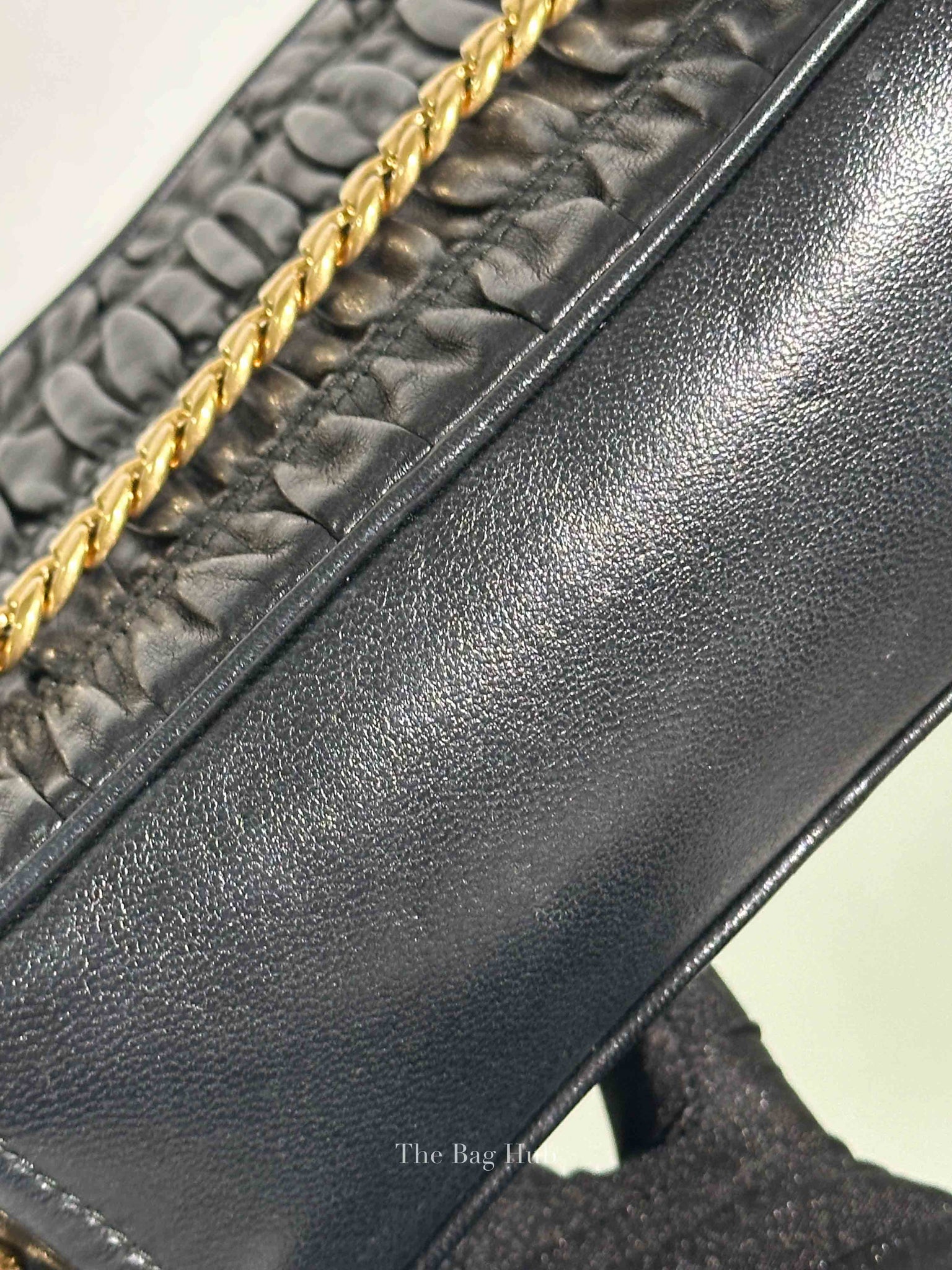 Prada Black Nappa Gaufre Bandoliera Bag 1BH112
