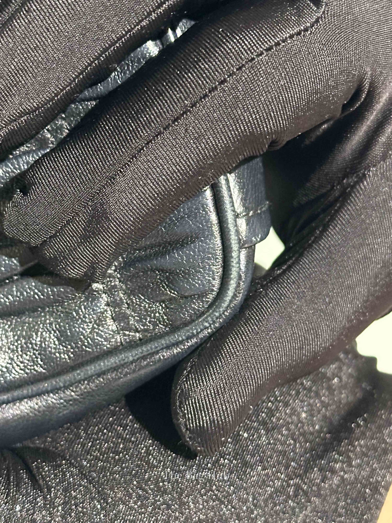 Prada Black Nappa Gaufre Bandoliera Bag 1BH112