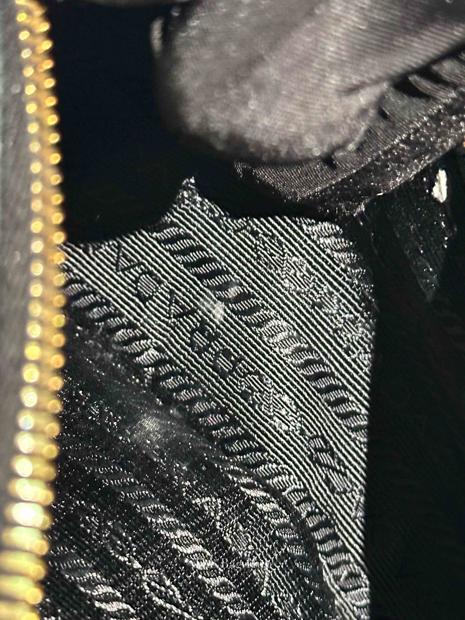 Prada Black Nappa Gaufre Bandoliera Bag 1BH112