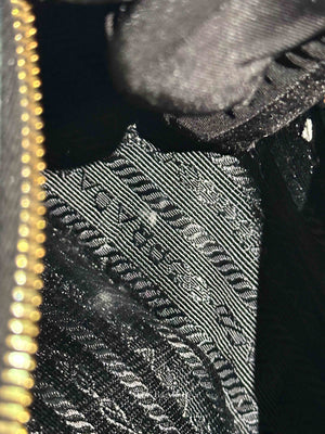 Prada Black Nappa Gaufre Bandoliera Bag 1BH112