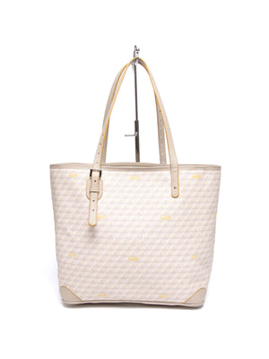 Faure Le Page Light Pink/Beige Coated Canvas and Leather Daily Battle 32 Tote Bag