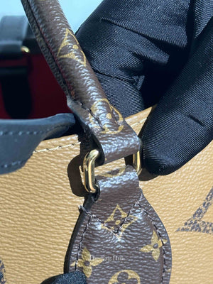 Louis Vuitton Monogram Reverse Canvas On The Go GM Tote Bag