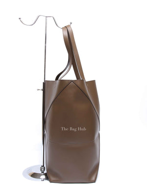 Loewe Umber Shiny Calfskin XL Puzzle Fold Tote Bag