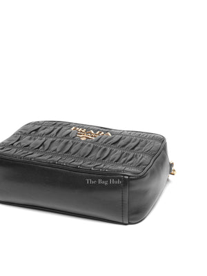 Prada Black Nappa Gaufre Bandoliera Bag 1BH112