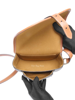 Celine Tan Triomphe Canvas Folco Medium Shoulder Bag