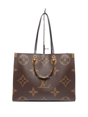 Louis Vuitton Monogram Reverse Canvas On The Go GM Tote Bag