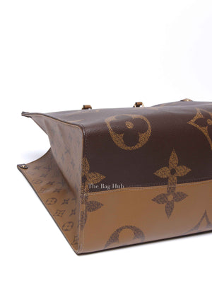 Louis Vuitton Monogram Reverse Canvas On The Go GM Tote Bag