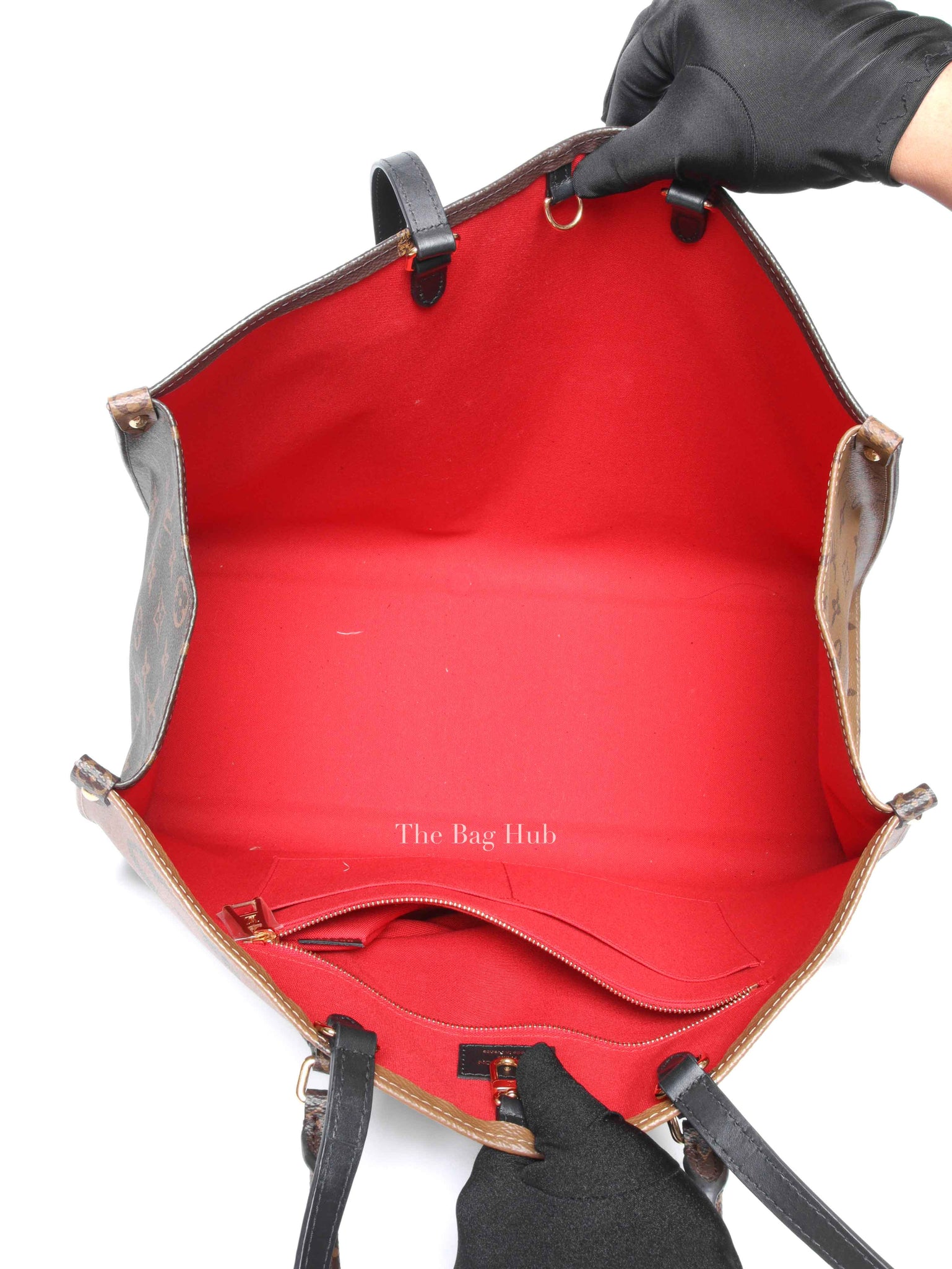 Louis Vuitton Monogram Reverse Canvas On The Go GM Tote Bag