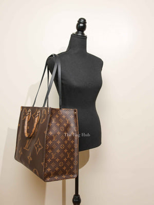 Louis Vuitton Monogram Reverse Canvas On The Go GM Tote Bag