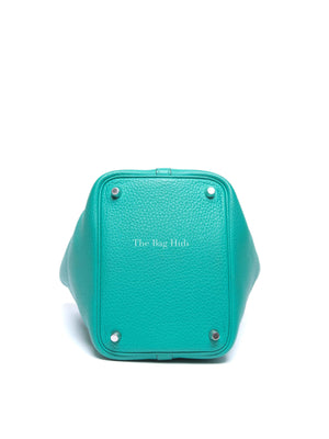 Hermes Vert Taurillon Clemence Picotin 18 Bag PHW