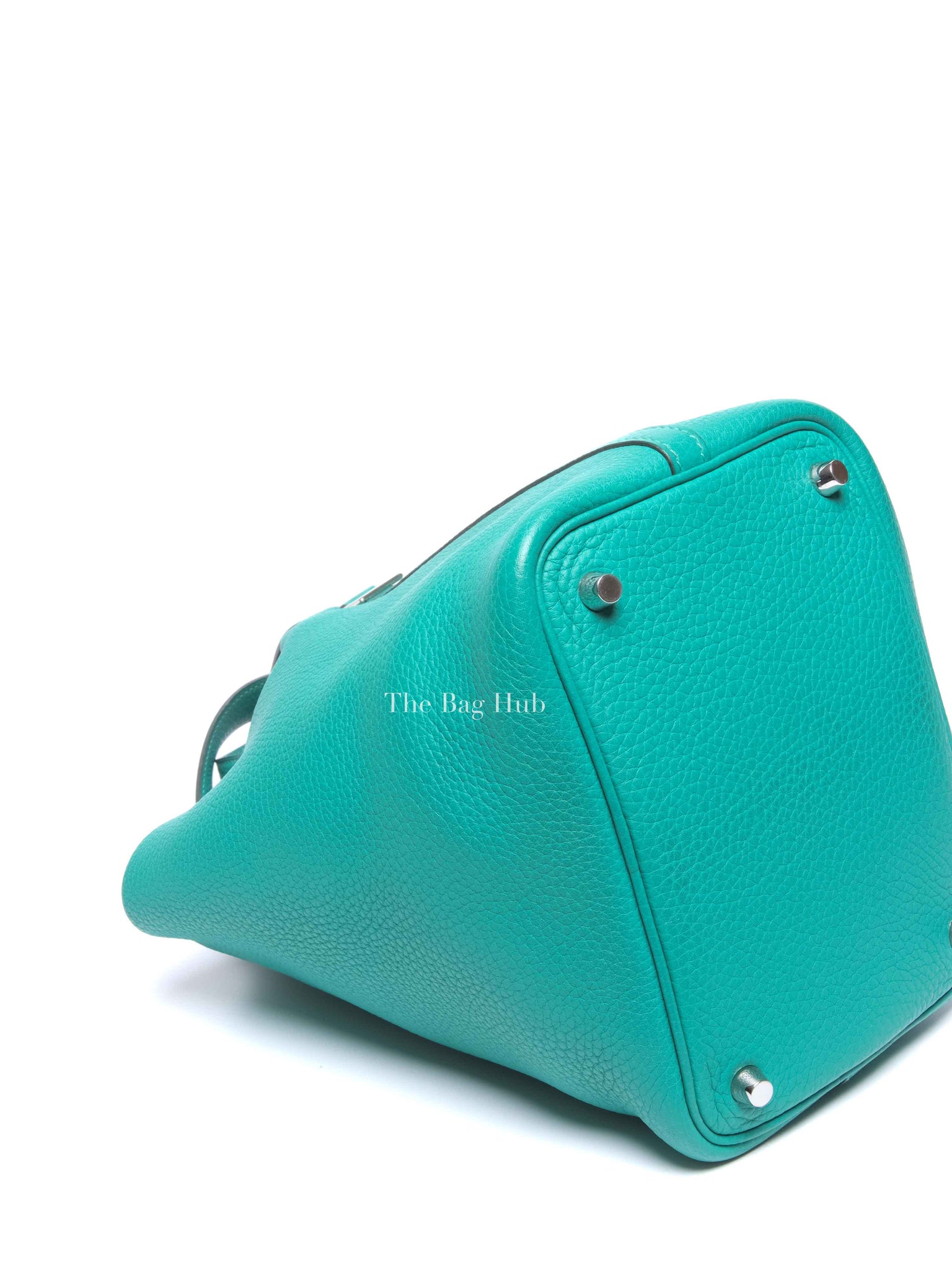 Hermes Vert Taurillon Clemence Picotin 18 Bag PHW