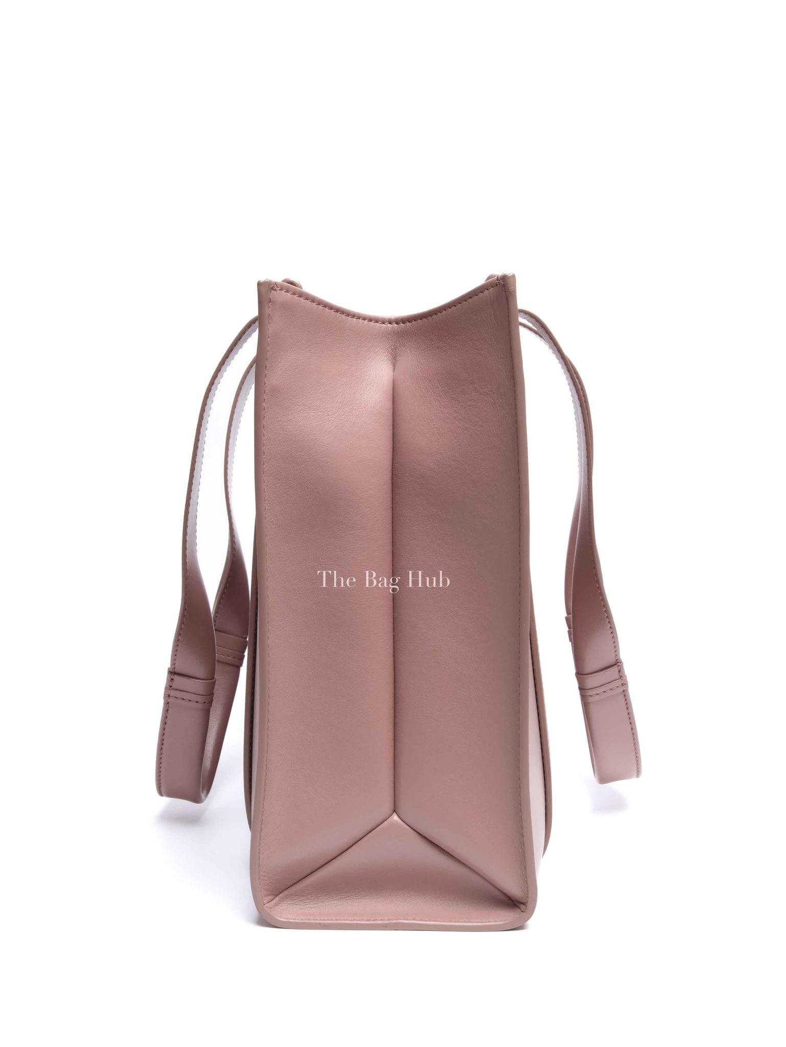 Chloe Mauve Leather Medium Woody Tote Bag