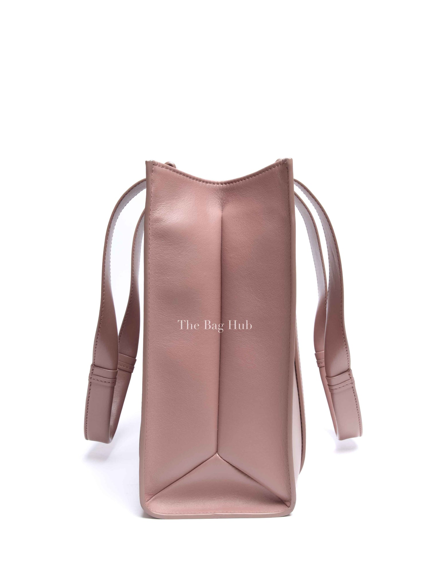 Chloe Mauve Leather Medium Woody Tote Bag