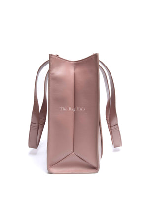 Chloe Mauve Leather Medium Woody Tote Bag
