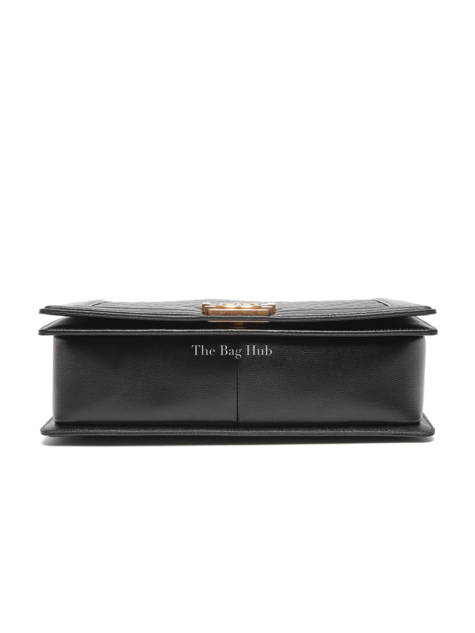 Chanel Black Caviar Le Boy Old Large Bag GHW