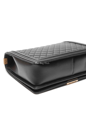 Chanel Black Caviar Le Boy Old Large Bag GHW