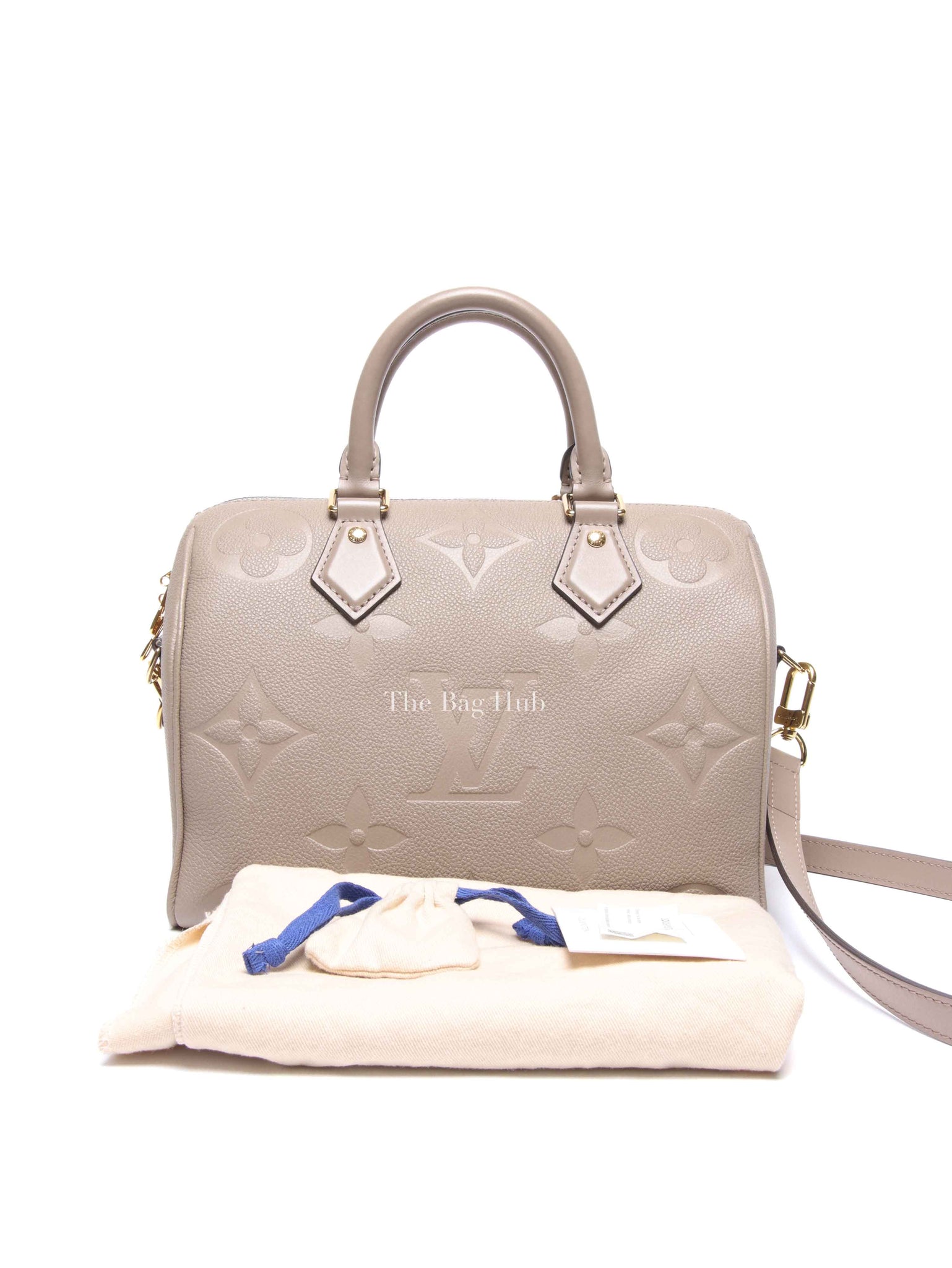 Louis Vuitton Dune Empreinte Monogram Leather Giant Speedy Bandouliere 25 Bag