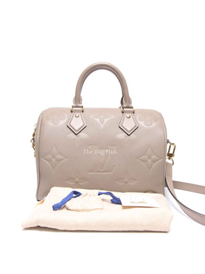Louis Vuitton Dune Empreinte Monogram Leather Giant Speedy Bandouliere 25 Bag