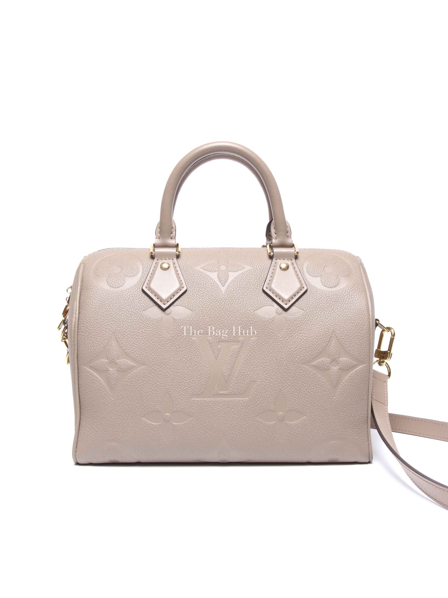 Louis Vuitton Dune Empreinte Monogram Leather Giant Speedy Bandouliere 25 Bag