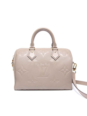 Louis Vuitton Dune Empreinte Monogram Leather Giant Speedy Bandouliere 25 Bag