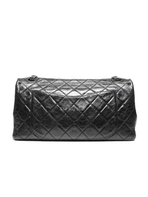 Chanel Black Quilted Leather Reissue 2.55 Classic 228 Maxi Flap Bag