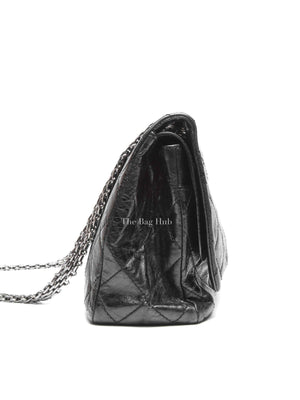 Chanel Black Quilted Leather Reissue 2.55 Classic 228 Maxi Flap Bag