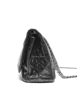 Chanel Black Quilted Leather Reissue 2.55 Classic 228 Maxi Flap Bag