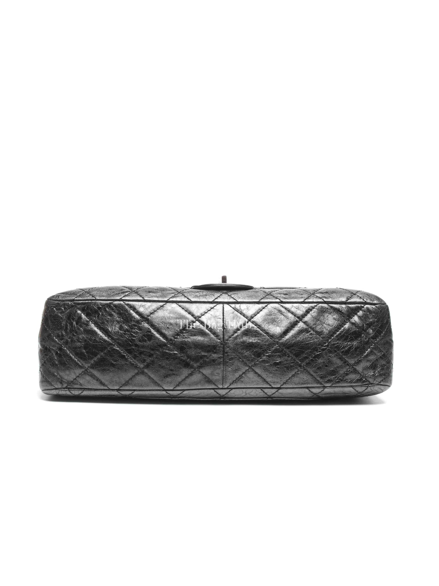 Chanel Black Quilted Leather Reissue 2.55 Classic 228 Maxi Flap Bag