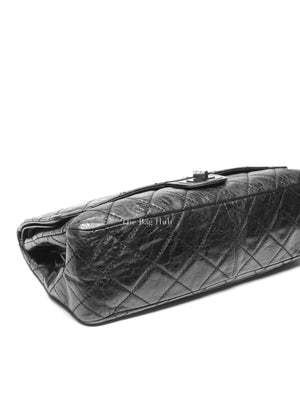 Chanel Black Quilted Leather Reissue 2.55 Classic 228 Maxi Flap Bag
