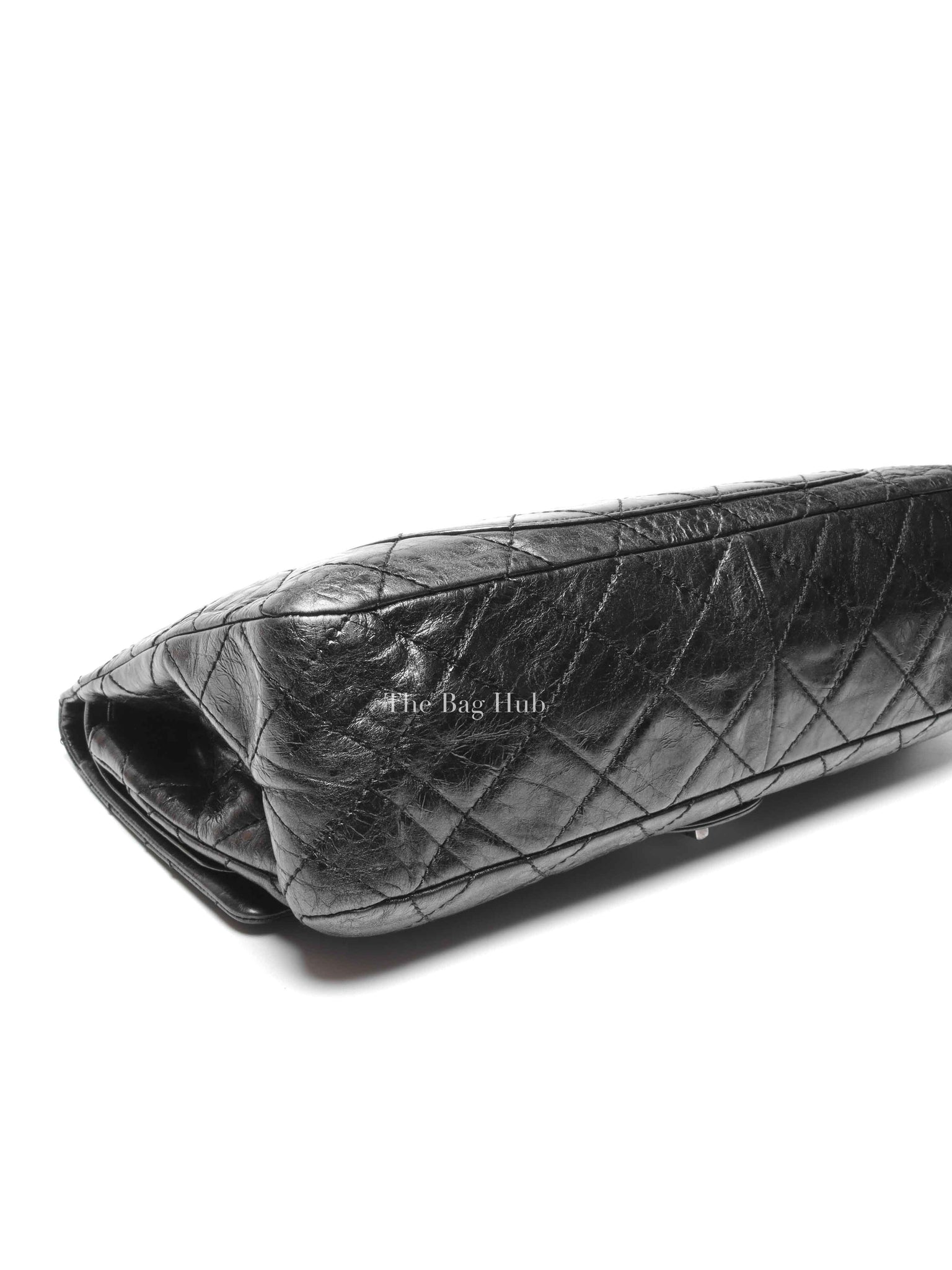 Chanel Black Quilted Leather Reissue 2.55 Classic 228 Maxi Flap Bag