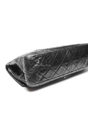 Chanel Black Quilted Leather Reissue 2.55 Classic 228 Maxi Flap Bag