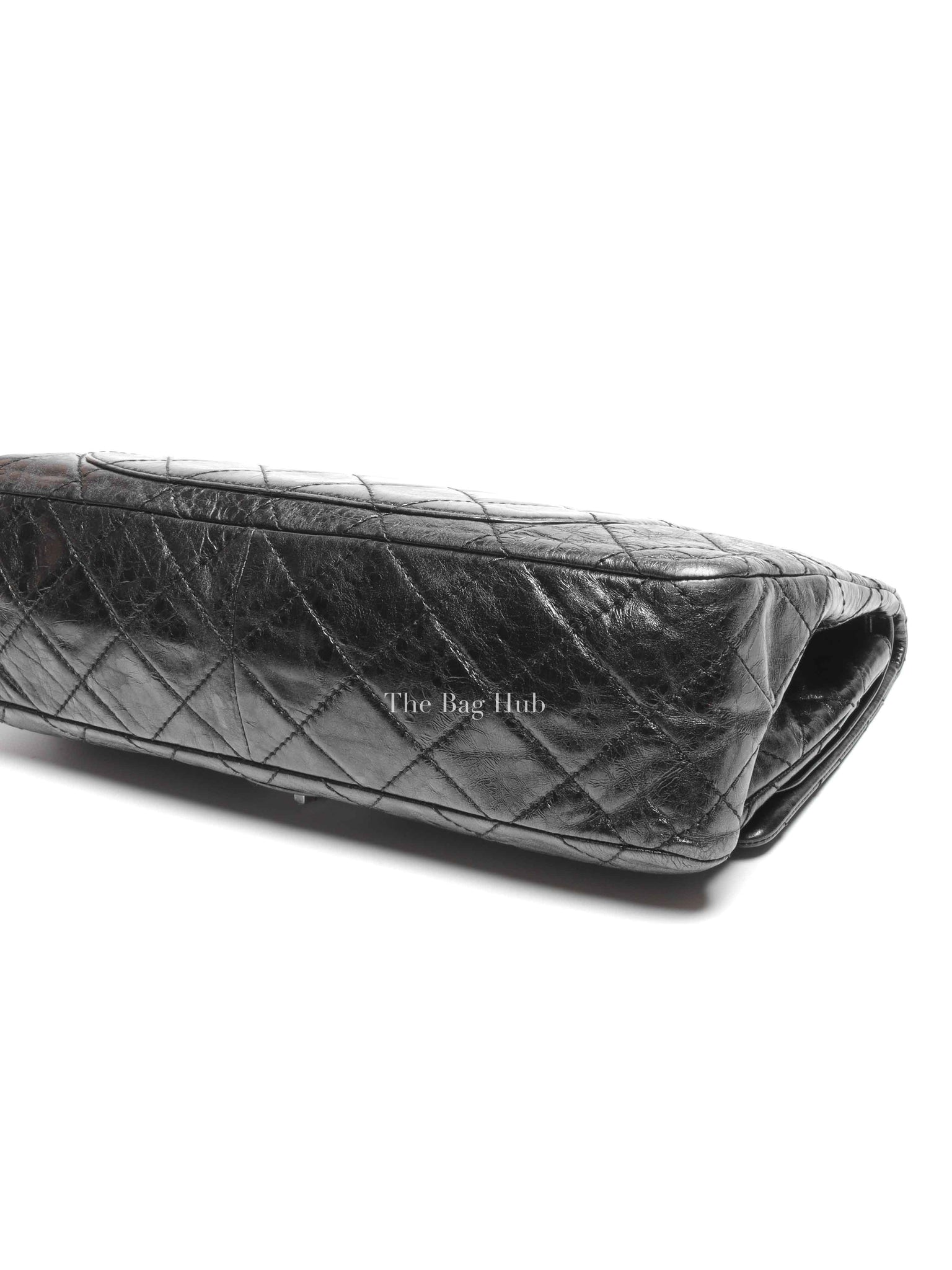 Chanel Black Quilted Leather Reissue 2.55 Classic 228 Maxi Flap Bag