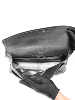 Chanel Black Quilted Leather Reissue 2.55 Classic 228 Maxi Flap Bag