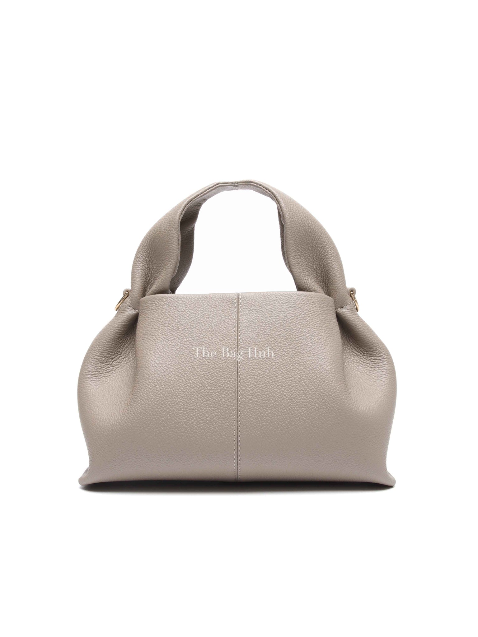 Polene Taupe Leather Numero Neuf Mini Bag