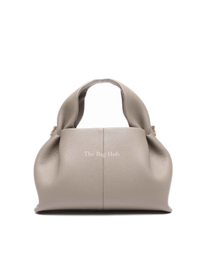 Polene Taupe Leather Numero Neuf Mini Bag