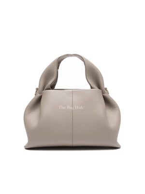 Polene Taupe Leather Numero Neuf Mini Bag
