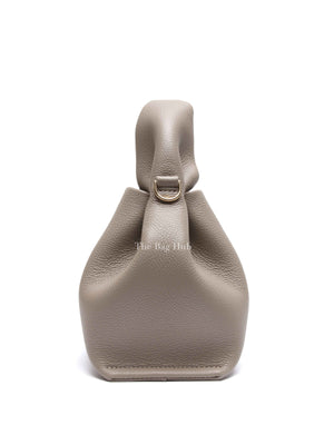 Polene Taupe Leather Numero Neuf Mini Bag