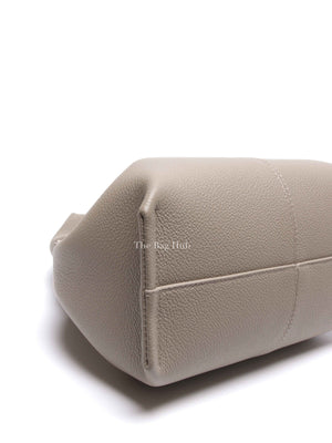 Polene Taupe Leather Numero Neuf Mini Bag