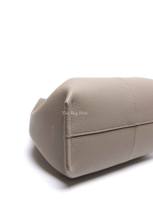 Polene Taupe Leather Numero Neuf Mini Bag