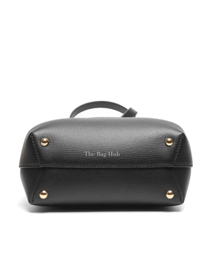Polene Black Leather Numero Un Nano Bag