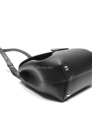 Polene Black Leather Numero Un Nano Bag
