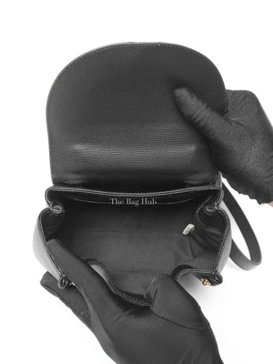 Polene Black Leather Numero Un Nano Bag
