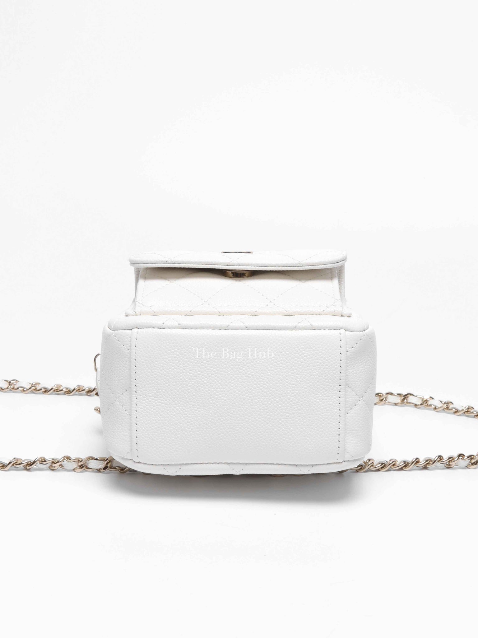 Chanel White Caviar C24 Mini Backpack