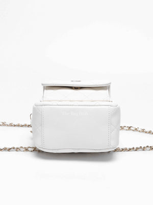 Chanel White Caviar C24 Mini Backpack