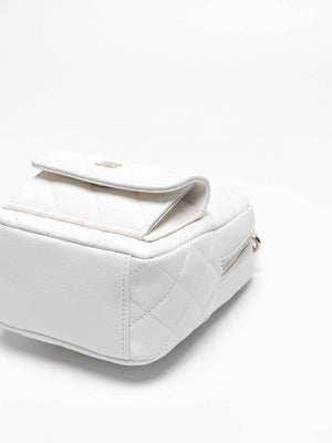 Chanel White Caviar C24 Mini Backpack