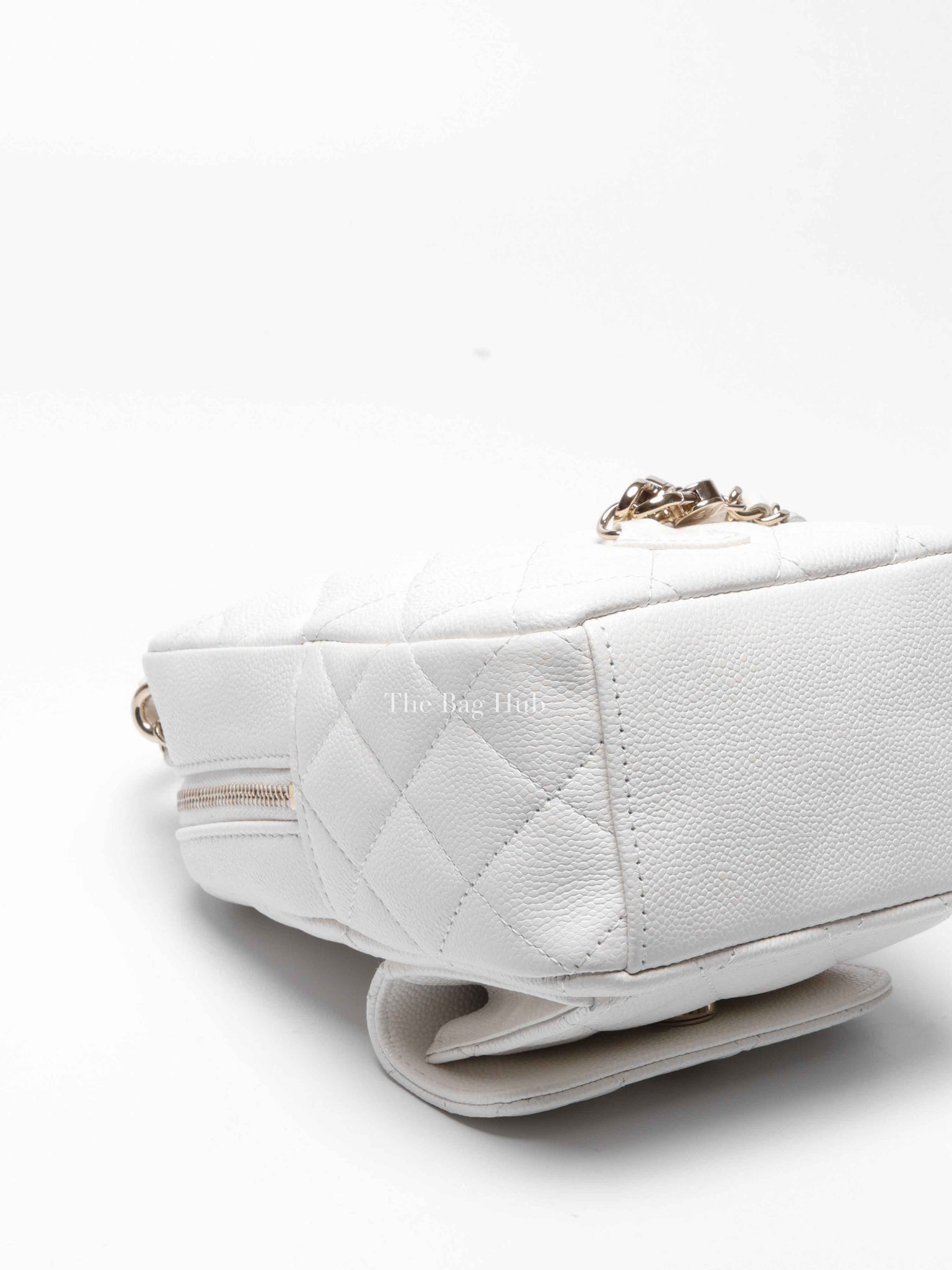 Chanel White Caviar C24 Mini Backpack